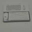 Wireless Keyboard and Mouse for Mac, Bluetooth/2.4G USB Dual-Channel Connection, Multi Device, Rechargeable Wireless Keyboard and Mouse Combo Compatible with Mac, iPad, iPhone