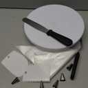 Kootek 71PCs Cake Decorating Kit, Baking Supplies Tools - Includes Cake Stand Turntable, 12 Icing Piping Tips Set, 2 Frosting Spatulas, 3 Scrapers, 50+2 Piping Bags, Coupler, Video Tutorial, Booklet (White)