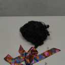 Drawstring Ponytail for Black Women, Afro Puff Kinky Curly Hair Ponytail Extension with Bangs Off Black Updo Natural Hair Ponytail (2# Dark Brown)
