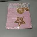 GPGHE Pink Christmas Gingerbread Decorations Shower Curtain Holiday Bathroom Gingerbread Man Curtain with 12 Hooks 71x71 Inch