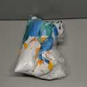 Horaldaily Hanukkah Tablecloth 7070 Inch Round,Candles Table Cloth Holiday Table Cover for Party Dinner Decor (White/Blue)