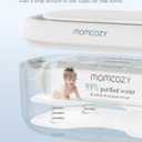 Momcozy Baby Wipe Warmer, Innovative Spring Design, Large Capacity Wipes Dispenser for 60-80pcs, Fast & Even Heating, 4 Modes of Temperature Heating Control, Diaper Wipe Warmer with Night Light, Blue