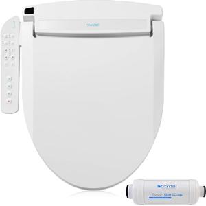 Brondell LT89 Swash Electronic Bidet Toilet Seat for Elongated Toilets & SWF44 Swash Bidet Filter Bundle