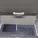 TopMate Wireless Keyboard and Mouse Ultra Slim Combo, 2.4G Silent Compact USB Mouse and Scissor Switch Keyboard Set with Cover, 2 AA and 2 AAA Batteries, for PC/Laptop/Windows/Mac - Blue Black