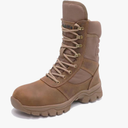 Steel Toe Boots for Men Side Zipper Puncture Proof Comfortable Indestructible 8 inch Military Work Shoes, ASTM F2413-24 Size 9