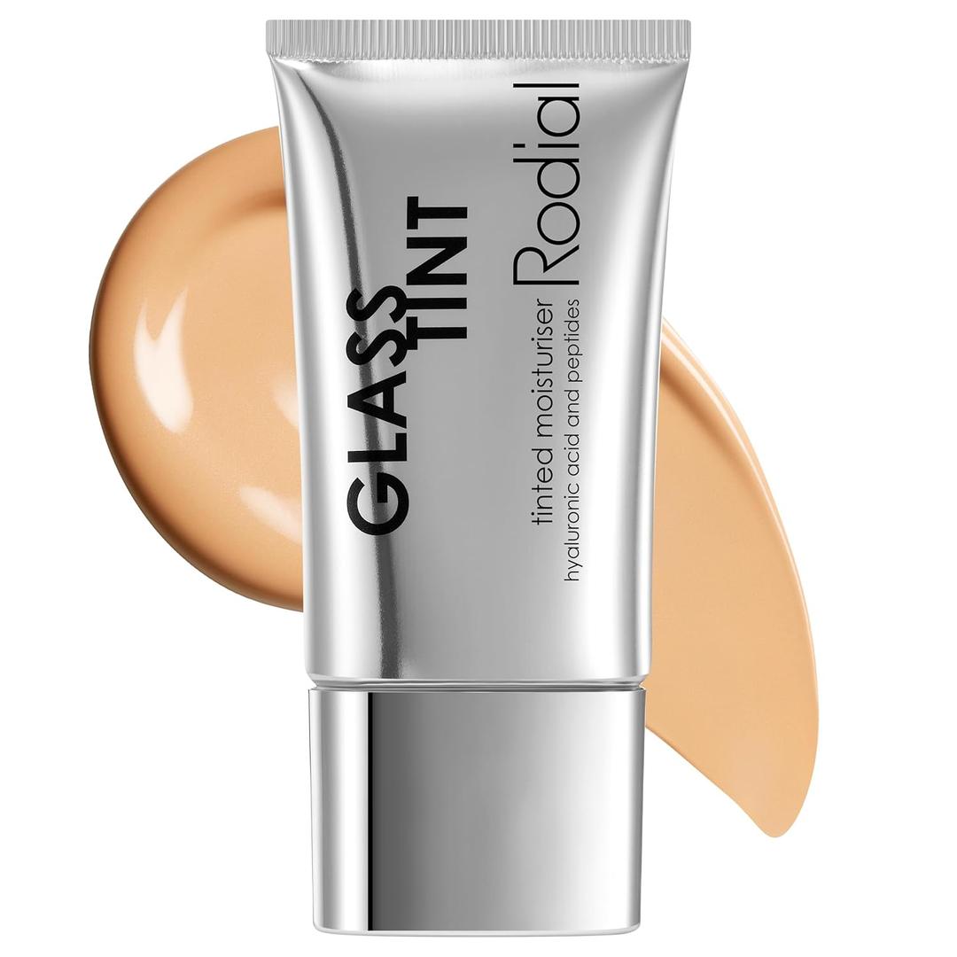 Rodial Glass Skin Tint - Tinted Moisturizer Shade 2 Hamptons, Liquid Lightweight Foundation for Natural Makeup (1 fl oz)