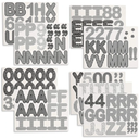 Juvale Bulletin Board Alphabet Letters and Numbers (144 Count)