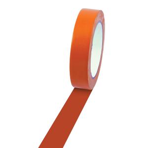 Champion Sports Vinyl Tape, 1 Wide x 60 Yards Long, Black - Durable Floor Marking Tape - Schools, Gyms, Restaurants (Orange)