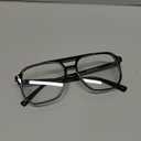 livho Vintage Aviator Blue Light Blocking Glasses, Fashion Oversized Frames for Eye Strain Relief, Unisex Design