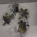 4 Pieces Snowflake Christmas Stocking Holder Christmas Hooks Skid Mantel Hooks Hanger for Fireplace Free Standing Christmas Decorations