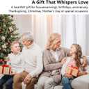 Gabzart Squirrel Wind Chimes for Outside/Indoors, Squirrel Gifts for Women Mom Grandma, Aluminum Tubes Windchimes S Hook, 37" Wind Chime Hanging Decor for Home Patio Garden Porch Yard (Black-Squirrel)