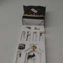 Wooden Nativity Set for Kids, 12Pcs Christmas Nativity Scene, Small Minimalist Nativity Figurines for Kid DIY Coloring, Tabletop Nativity Set for Christmas Decoration, Unique Gift (White)