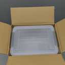 Citylife Small Storage Bins with Lids 3.2 QT Plastic Storage Containers for Organizing Stackable Clear Storage Boxes,Clear White(6 Packs)