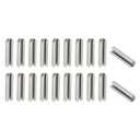 PATIKIL Slotted Spring Pin, 20 Pcs 3/16" x 3/4" (5.3mm x 20mm) 304 Stainless Steel Split Roll Pins Spring Dowel for Home Improvement Automotive Machine Repair, Silver