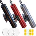 smosun Safehammer - 2026 Upgraded Safe Hammer Glass Breaker Under Water, Car Hammer Seatbelt Cutter Window Breaker Emergency Escape Tool, Safehammer Glass Breaker for New Cars (3PCS) (Red & Black & Silver)