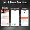 AI Real-Time Translation Earbuds, 144 Languages & Accents, 0.5s Fast Response, 98% Accuracy Language Translator Device for Travel, Business & Learning, Wireless Bluetooth Translator Headset