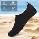 Water Shoes for Womens Mens Barefoot Aqua Yoga Socks for Pool Beach Surf Walking Water Park Boating Sports Water Shoes (5.5-6.5 Women/4.5-5.5 Men, Black)