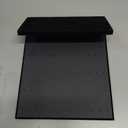 Jewelry Organizer Stand - Black Velvet L-Shape, 9.9 x 7.9 x 4 in - 60 Pre-Punched Holes Earring Display & Jewelry Storage Organizer - Tabletop Rack for Stud & Dangle Earrings