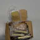 4 PCS Christmas Stocking Holders, Snowflake Stocking Holders for Mantle, Heavy Duty Xmas Stocking Hooks with Protective Pads for Fireplace Mantle Christmas Party Decoration Glod (Gold)