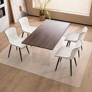 Vicwe Area Mat for Hard Floor, 3'5' Clear Area Rug for Home, PVC Non-Slip Floor Protector for Dining Room, Large Anti-Scratch Floor Mats for Laundry Room, Kitchen, Bedroom