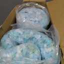 DR.DUDU 10lbs Shredded Memory Foam Filling for Bean Bag Filler, Soft and Convenient Pillow Stuffing Foam for Couch Cushion Dog Bed Chair Arts Crafts, Added Gel Particles (Blue)