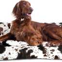 Crate Pad Soft Dog Bed Mat - Anti Slip Kennel Pad for Large Dogs