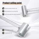 Hinge Adjustment Tool, 23-25mm Gap Adjusting Wrench, Heavy Duty Repair Tool for Fire & Security Doors, Ergonomic Design