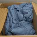 Bedsure Comforter Duvet Insert - Quilted Comforters Twin XL Size, All Season Duvet, GentleSoft Down Alternative Bedding Blanket, with 8 Tabs, Gifts for Women/Men, Dark Slate Blue, Twin XL 92x68 Inches