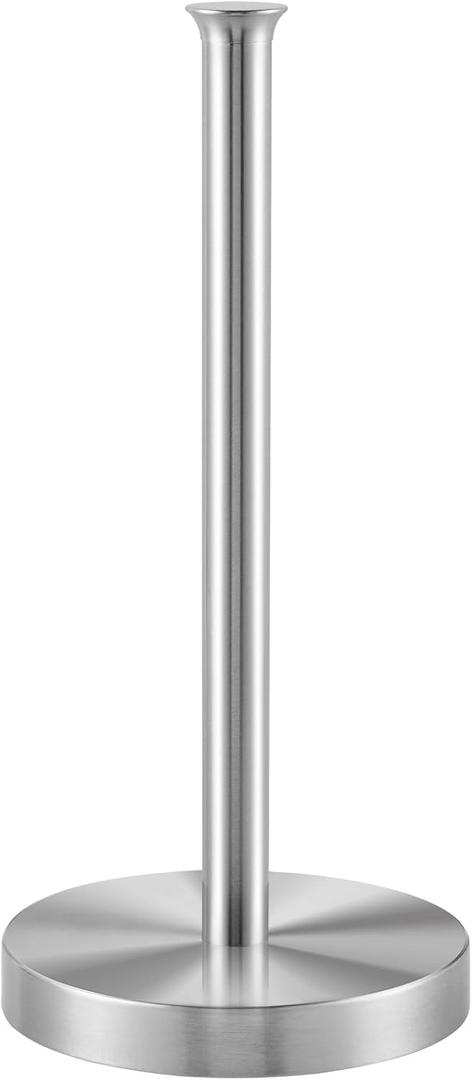 Paper Towel Holder,Paper Towel Holders Countertop with Heavy Weight Base, Non - Slip & Space Saving Paper Towels Holder,Anti Scratch Bathroom Paper Towel Holder with Smooth Surface - Silver Paper Towel Holder,Paper Towel Holders Countertop with Heavy Weight Base, Non - Slip & Space Saving Paper Towels Holder,Anti Scratch Bathroom Paper Towel Holder with Smooth Surface - Silver