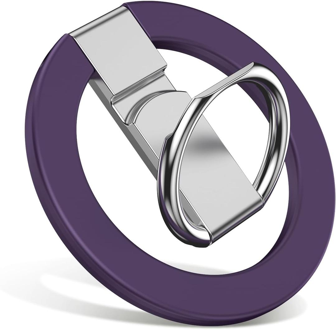 Magnetic Phone Ring Holder for MagSafe, Magnet Finger Ring Grip Stand Holder, Compatible with iPhone, and Smartphones, MagSafe Accessories