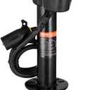 VEVOR Electric Trailer Jack, 5000 lbs, Heavy Duty RV Electric Power Tongue Jack with 7-pin Connector, Manual Crank Handle & Weatherproof Jack Cover, 10"-28.3" Lift, for Trailers, Campers & RVs, Black