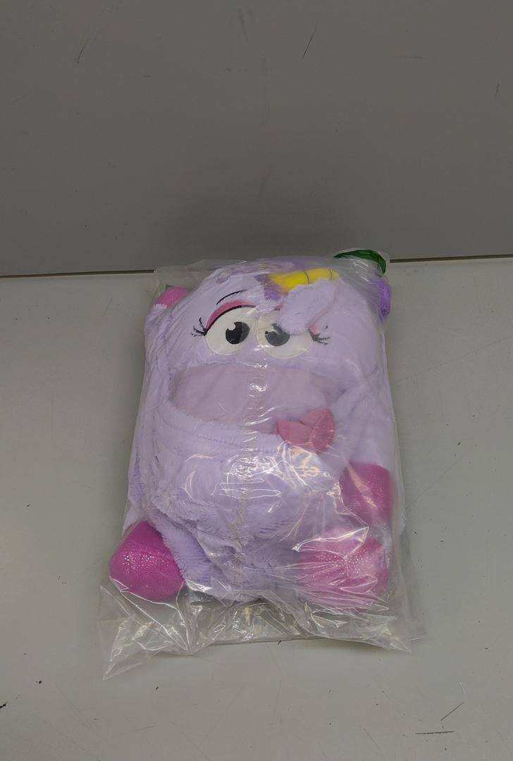 Happy Nappers Tummy Stuffers Unicorn Storage Plush for Blankets and Toys
Soft Character Companion and Huggable Stuffed Animal Storage Bag, Expandable Stretchy Tummy, Machine Washable Material
