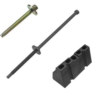 Base Clamp Car Battery Hold Down Kit, Car Accessories Battery Tie Down Bracket with Stainless Steel Bolt Kit for Select Ford Mercury Lincoln Models 00588 (Type B)