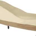 Patio Chaise Lounger Cover, Heavy Duty Waterproof 600D Oxford Fabric Outdoor Furniture Lounge Chair Cover for All Weather Protection, Large Size W29.5''x D78''x H32''/14''