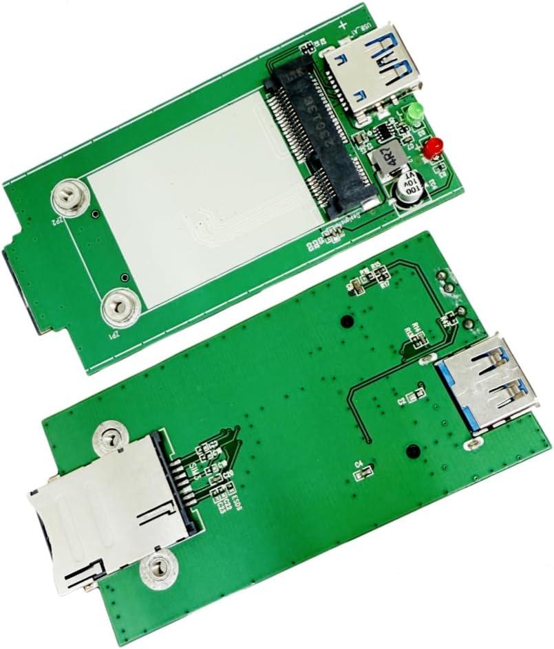 USB 3.0 to Mini PCIe Adapter,USB 3.0 Card Industrial Network Card Module Development Board, 3G/4G/5G Compatible