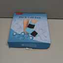 Comfytemp Ankle Foot Ice Pack Wrap for Plantar Fasciitis Relief, Ankles Brace for Sprain, Heel Spur, Swelling, Achilles Tendonitis, Cold Bag for Injuries Reusable, Hot Cold Compress, 1 Pack (Blue)