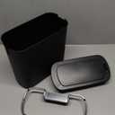 TIPGO Automatic Motion Sensor Bathroom Trash Can with Lid, 2.6 Gallon Touchless Trash Bin, Smart Garbage Can Plastic Slim Wastebasket for Bedroom, Office, Dorm (Black)