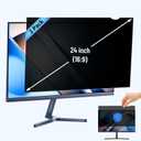 [2-Pack] 24" Privacy Filter Screen for 16:9 Widescreen Monitors, Blue Light Blocking Anti-Glare Eye Protection, Removable Scratch-Resistant Protector