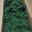 National Tree Company 6.5 ft Pre-Lit Downswept Douglas Fir Artificial Christmas Tree, 650 Clear Lights, 1,227 Tips, Includes Stand, Green