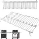 PETKAO 66044 Grill Warming Rack for Weber GS4 Genesis II 300 Series, Genesis II E310 E315 E320 E330 E335 S315 Grill Parts,Upgrade Two-sided Rack Replacement Parts for Weber Genesis 2 Grill Accessories