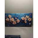 Piy Painting Black and White School of Fish Canvas Wall Art for Living Room Prints Artwork Bedroom Office Decor (46"Lx23"W)