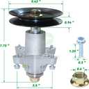 Pre-Greased 918-0671 Spindle Assembly with 756-04129B Idler Pulley Replaces 918-04608A 918-0671B 918-0671D 618-04608A for Cub Cadet RZT 54 GT1554 GT 1554 GTX1054 ZTL8000 Lawn Tractors