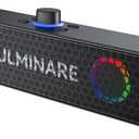 FULMINARE Bluetooth Speaker with 26W HD Sound, Portable Speaker Up to 30H Playtime, AUX&TF-Card&USB Input, LED Lights, Speakers Bluetooth 5.3 Wireless for Home/Party/Outdoor, Birthday Gift (Black)