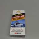 Marine Fiberglass Repair Kit for Boats, Gel Coat Repair Kit for Boats, Fiberglass Boat Repair Kit, Epoxy Filler for Boats, Fiberglass Kit Fix Holes Chips Pit Cracks (Color Match)