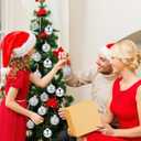 Civaner 16 Pack Silver Mercury Glass Christmas Ball Ornaments, 2.36'' Glitter Glass Christmas Ball Ornaments Glitter Large Balls Tree Decoration for Xmas Tree Decor Shiny Decorative Hanging Ornament