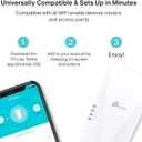 TP-Link AX1500 WiFi Extender Internet Booster(RE500X), WiFi 6 Range Extender Covers up to 1500 sq.ft and 25 Devices,Dual Band, AP Mode w/Gigabit Port, APP Setup, OneMesh Compatible