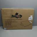 1000 Pieces Portable Jigsaw Puzzle Board with 6 Colored Sorting Trays, Tilting Puzzle Boards with 2-in-1 Stand & Cover, Lightweight Felt Jigsaw Table with Angle Adjustments - Light Gray