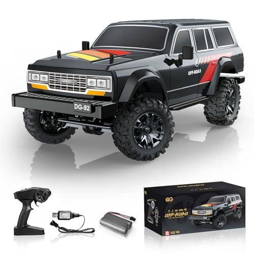 A ALPHA 1/12 Full Proportional Remote Control 4×4 Off Road Truck, Fast RC Car & Monster Truck Toys, High-Speed Model Car, 7.4V Rechargeable Battery All Terrain 4X4 RC Trucks for Adults & Boys Age 14+ missing parts