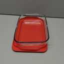 Pyrex Basics 3 QT Glass Baking Dish With Plastic Lid, Casserole Dish, Glass Food Container, Oven, Freezer And Microwave Safe, Clear Container