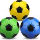 5 Inch Foam Mini Soccer Balls for Indoor Mini Soccer Hoops, Soft Squishy Soocer Slow Rising| Swimming Pool Balls Beach Balls Great Sport Gift for Adults & Kids Sensory Stress Balls No Need Pump (multicolored)
